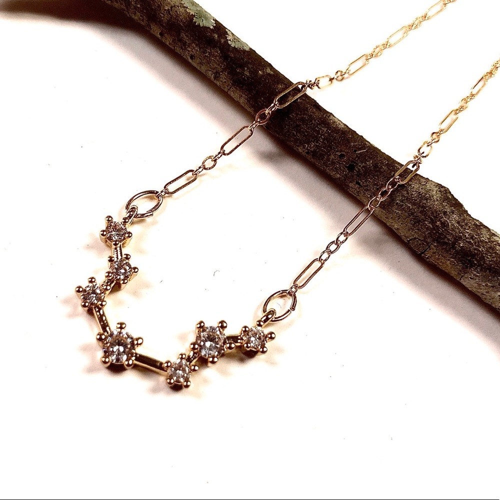 Pisces Necklace, Constellation, Zodiac, Astrology